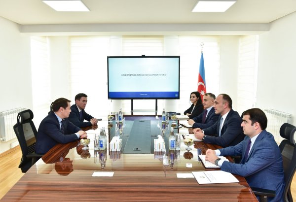Azərbaycan və Qazaxıstan güzəştli maliyyə dəstəyi sahəsində əməkdaşlığı müzakirə edib