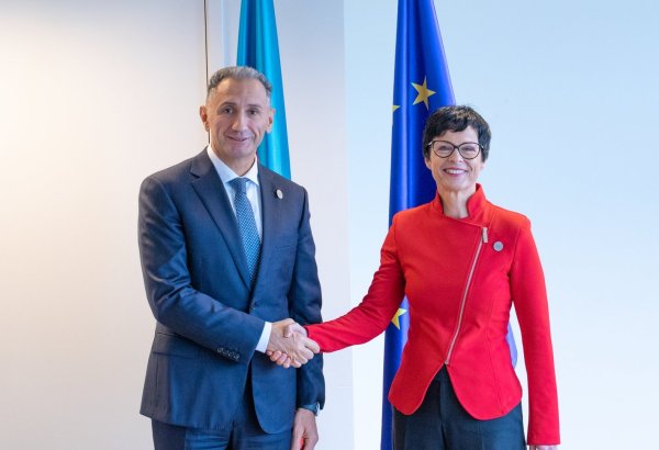 Rəşad Nəbiyev Avrokomissar ilə bir sıra sahələrdə əməkdaşlığı müzakirə edib