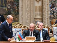 Prezident İlham Əliyev Düşənbədə MDB Dövlət Başçıları Şurasının geniş tərkibdə iclasında iştirak edib (FOTO/VİDEO) (YENİLƏNİB)
