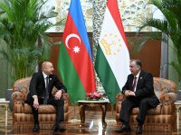 Düşənbədə Prezident İlham Əliyevin Emoməli Rəhmon ilə təkbətək görüşü olub (FOTO/VİDEO) (YENİLƏNİB)