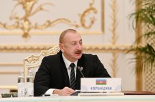 Prezident İlham Əliyev Düşənbədə MDB Dövlət Başçıları Şurasının məhdud tərkibdə iclasında çıxış edib (YENİLƏNİB-2) (FOTO/VİDEO)