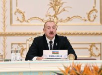 Prezident İlham Əliyev Düşənbədə MDB Dövlət Başçıları Şurasının məhdud tərkibdə iclasında çıxış edib (YENİLƏNİB-2) (FOTO/VİDEO)