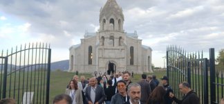 İtkin düşmüş şəxslərlə bağlı beynəlxalq konfrans iştirakçıları Şuşaya səfər ediblər (FOTO)