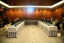 Türkmənistan səfirliyi Füzulidə məscidin tikintisi ilə bağlı brifinq keçirib (FOTO)