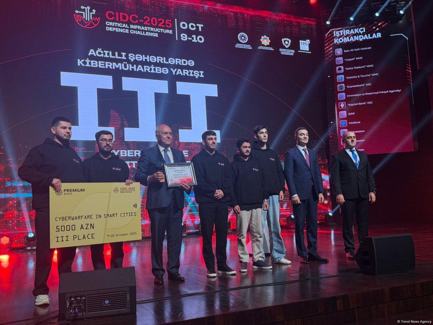 “CIDC 2025” festivalı çərçivəsində keçirilən “Ağıllı şəhərlərdə kibermüharibə” yarışmasının qalibləri müəyyənləşib (FOTO)