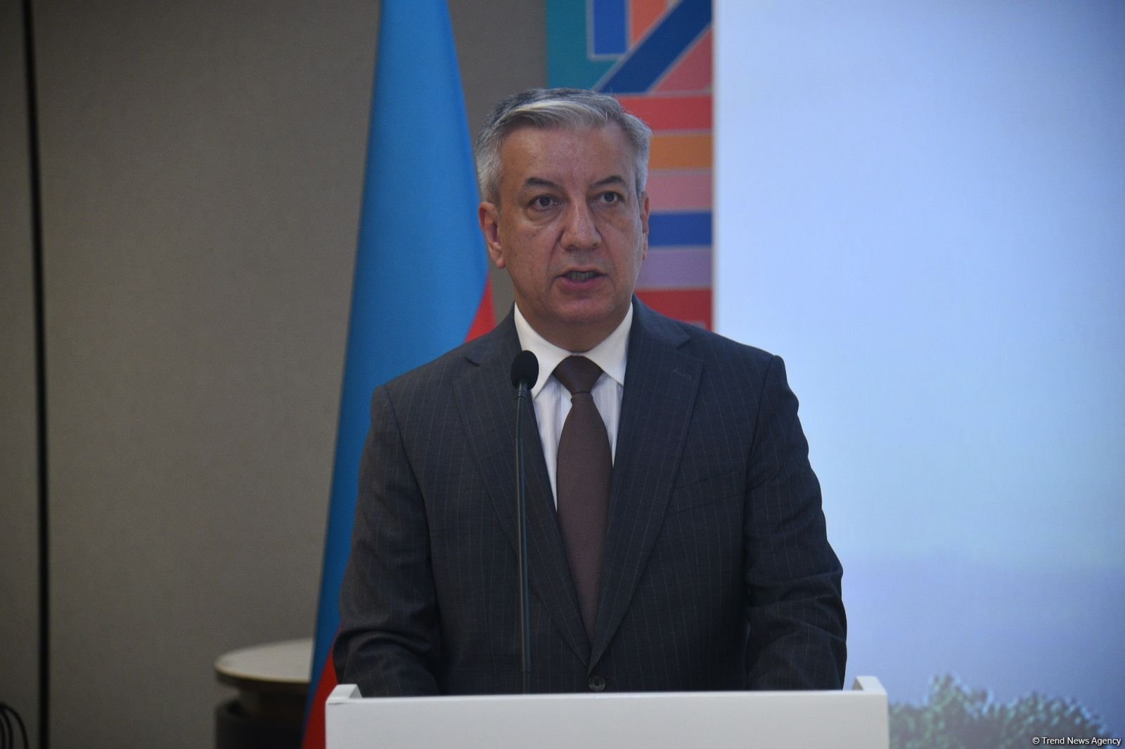 Türkmənistan səfirliyi Füzulidə məscidin tikintisi ilə bağlı brifinq keçirib (FOTO)