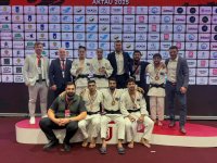 Aktauda keçirilən Açıq Asiya Turnirində cüdoçularımız 6 medal qazanıblar (FOTO)