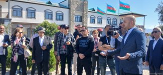 Beynəlxalq konfrans iştirakçıları Zəngilan məscidində ibadət ediblər (FOTO) (YENİLƏNİB)