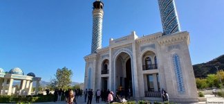 Beynəlxalq konfrans iştirakçıları Zəngilan məscidində ibadət ediblər (FOTO) (YENİLƏNİB)