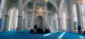 Beynəlxalq konfrans iştirakçıları Zəngilan məscidində ibadət ediblər (FOTO) (YENİLƏNİB)