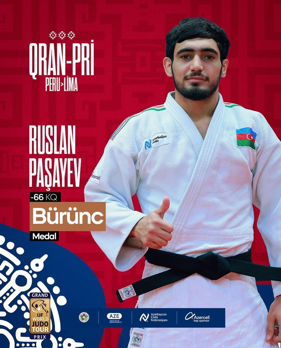 Azərbaycan cüdoçuları Peruda keçirilən Qran-pridə dörd medal qazanıblar (FOTO)