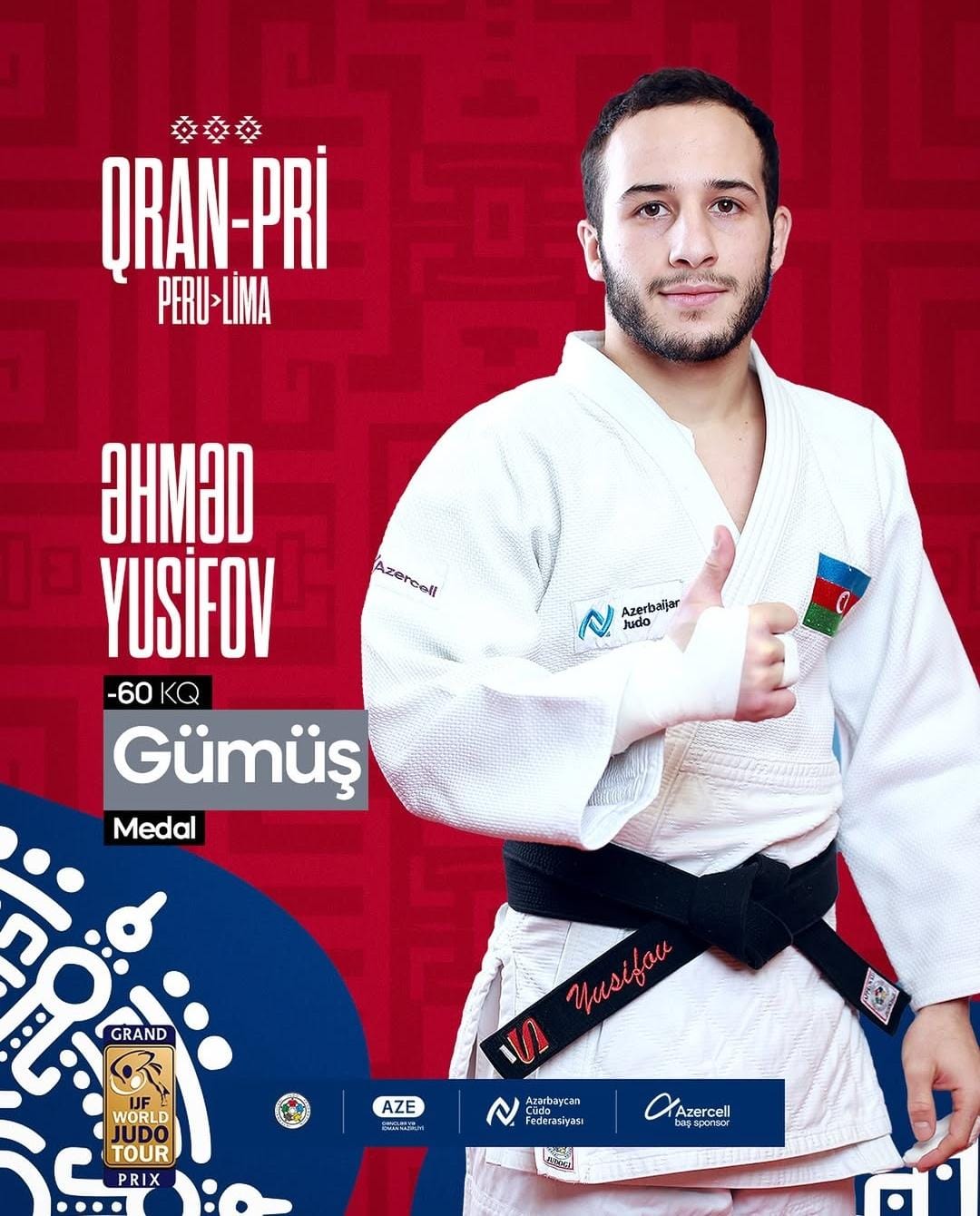 Azərbaycan cüdoçuları Peruda keçirilən Qran-pridə dörd medal qazanıblar (FOTO)