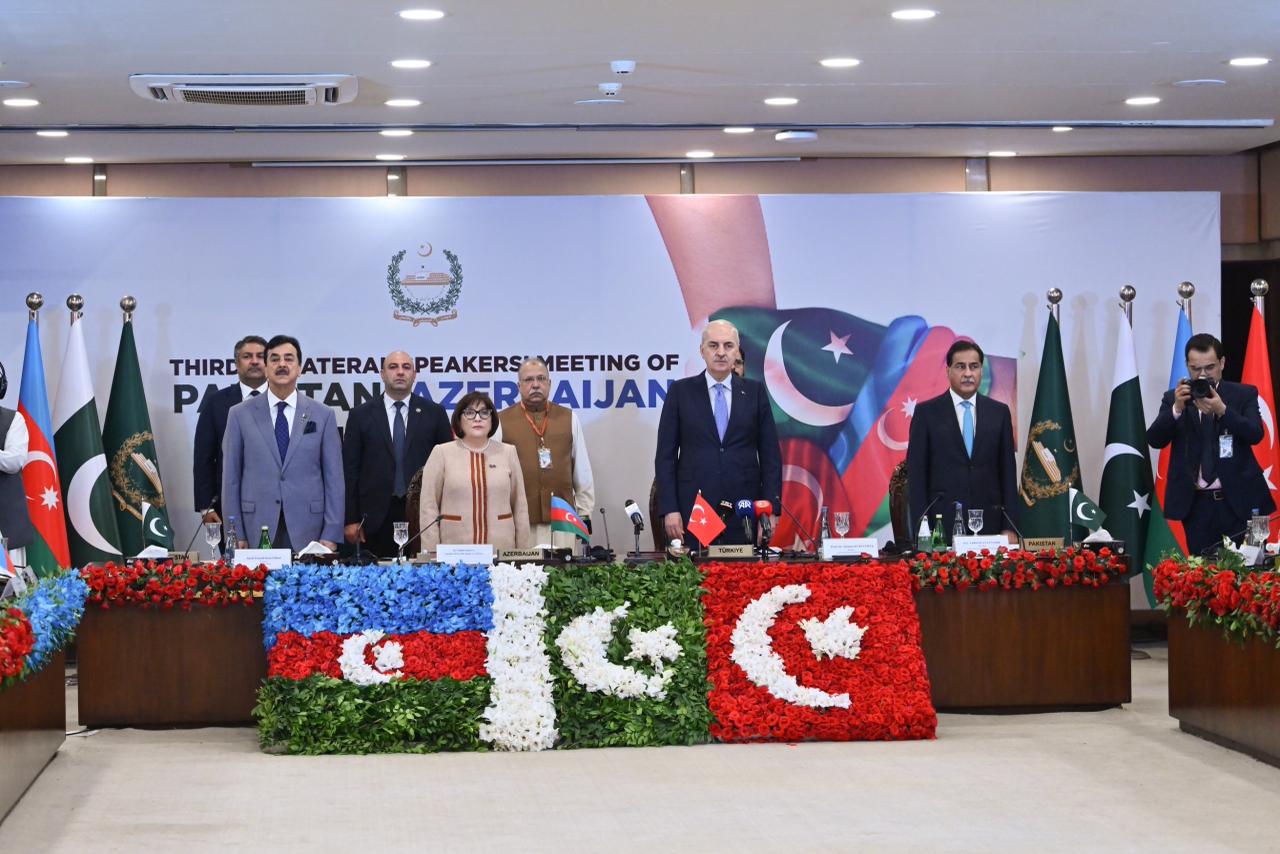 İslamabadda Azərbaycan-Pakistan-Türkiyə Parlament Sədrlərinin Üçüncü Üçtərəfli Görüşünün açılış mərasimi keçirilib (FOTO)