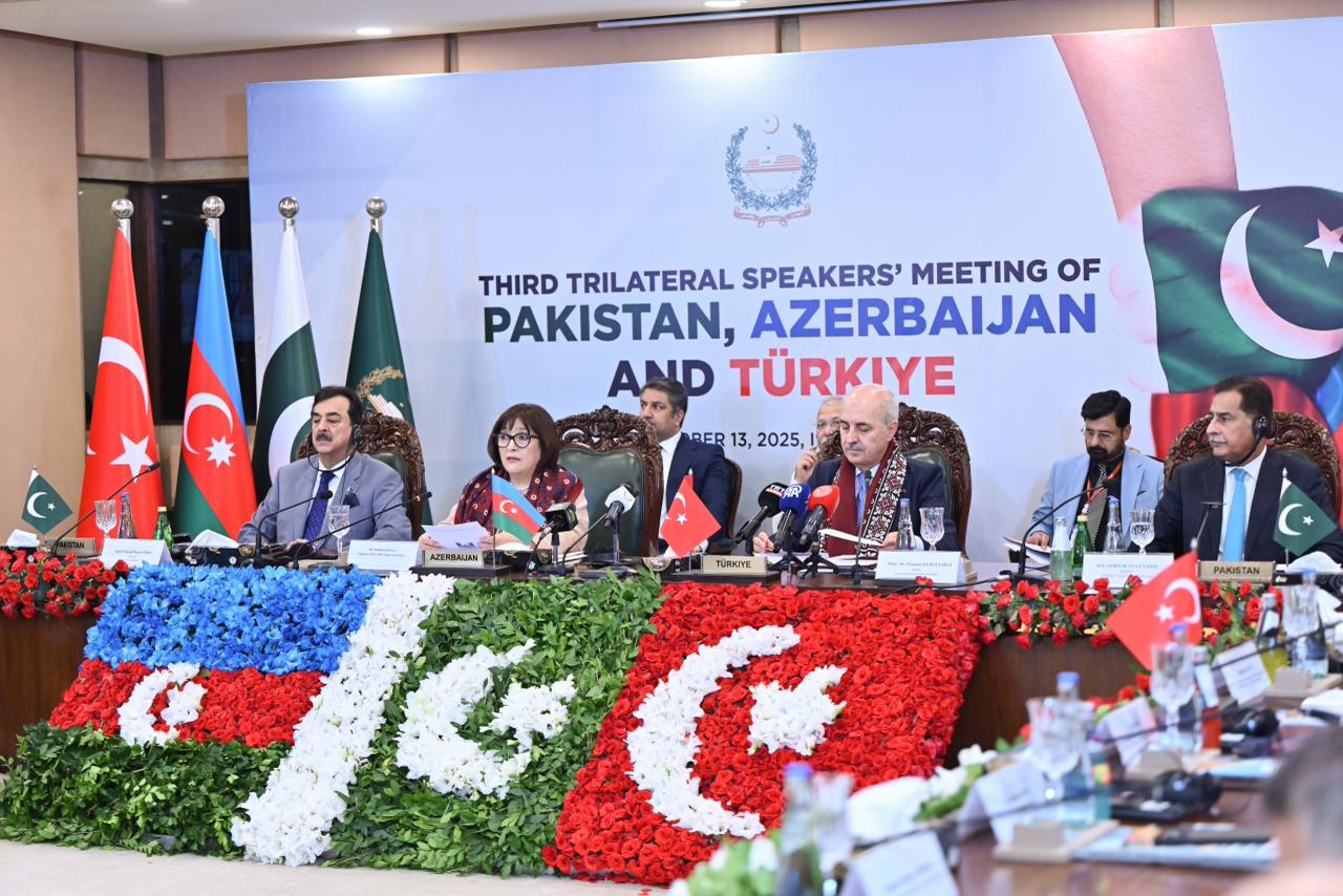 İslamabadda Azərbaycan-Pakistan-Türkiyə Parlament Sədrlərinin Üçüncü Üçtərəfli Görüşünün açılış mərasimi keçirilib (FOTO)