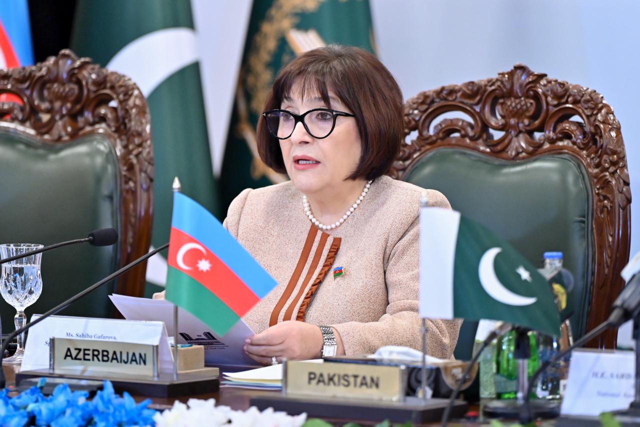 İslamabadda Azərbaycan-Pakistan-Türkiyə Parlament Sədrlərinin Üçüncü Üçtərəfli Görüşünün açılış mərasimi keçirilib (FOTO)