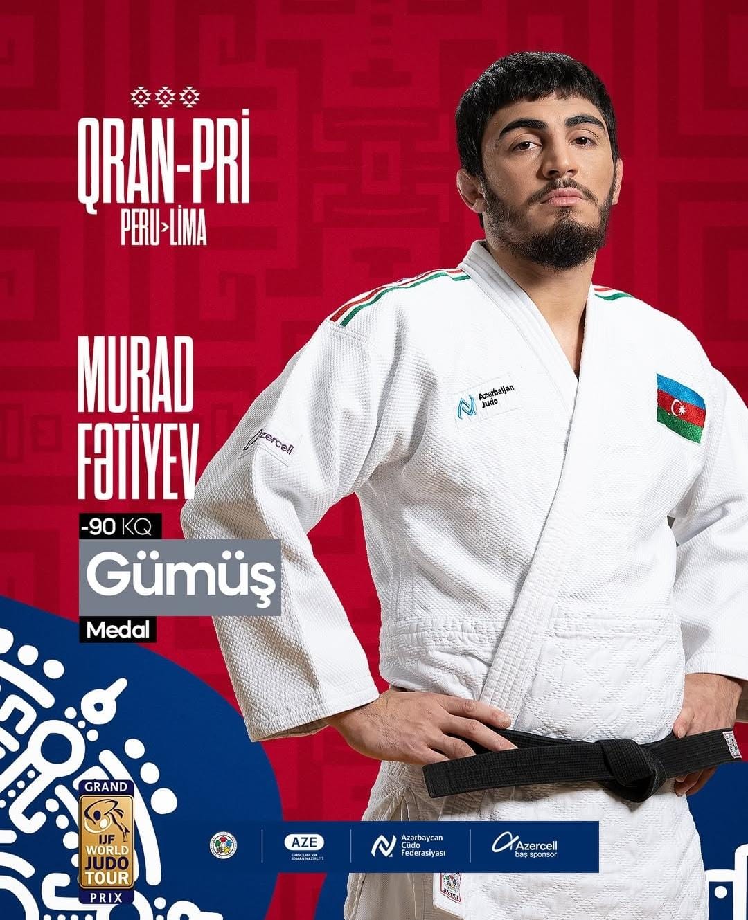 Azərbaycan cüdoçuları Lima Qran-prisində 7 medal qazanıblar (FOTO)