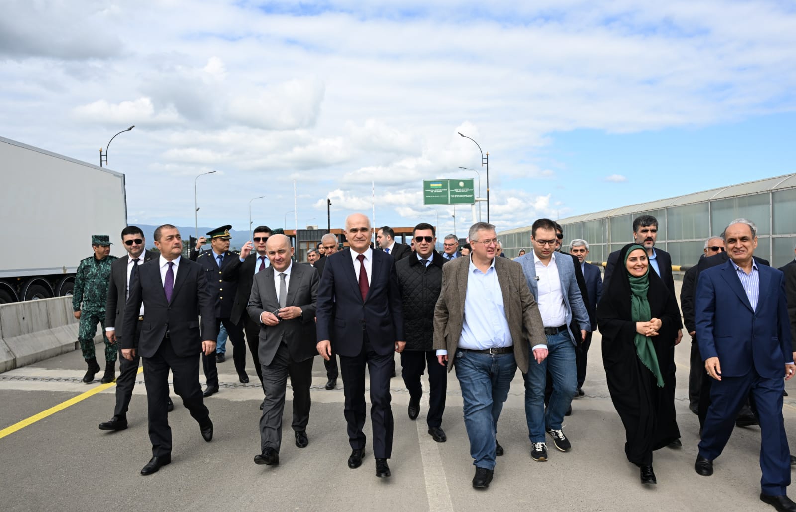 Astarada Şimal-Cənub beynəlxalq nəqliyyat dəhlizinin infrastruktur obyektlərinə birgə baxış keçirilib (FOTO)