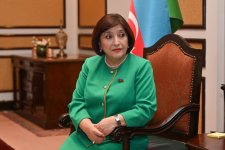 Sahibə Qafarova Pakistan Senatının sədri ilə görüşüb (FOTO)