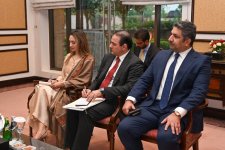 Sahibə Qafarova Pakistan Senatının sədri ilə görüşüb (FOTO)
