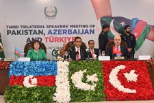 Parlament Sədrlərinin Üçtərəfli Görüşünün sonunda İslamabad Bəyannaməsi qəbul edilib (FOTO)