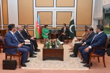 Sahibə Qafarova Pakistan Senatının sədri ilə görüşüb (FOTO)