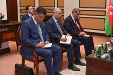 Sahibə Qafarova Pakistan Senatının sədri ilə görüşüb (FOTO)