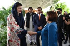 Sahibə Qafarova Pakistanın Pəncab əyalətinin Baş naziri ilə görüşüb (FOTO)