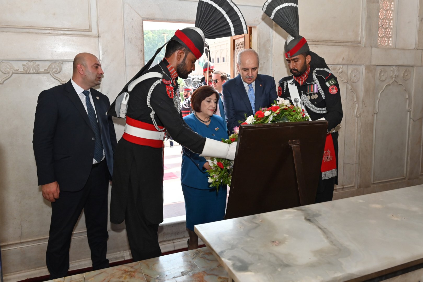 Azərbaycan və Türkiyə parlament sədrləri Lahora səfər ediblər (FOTO)