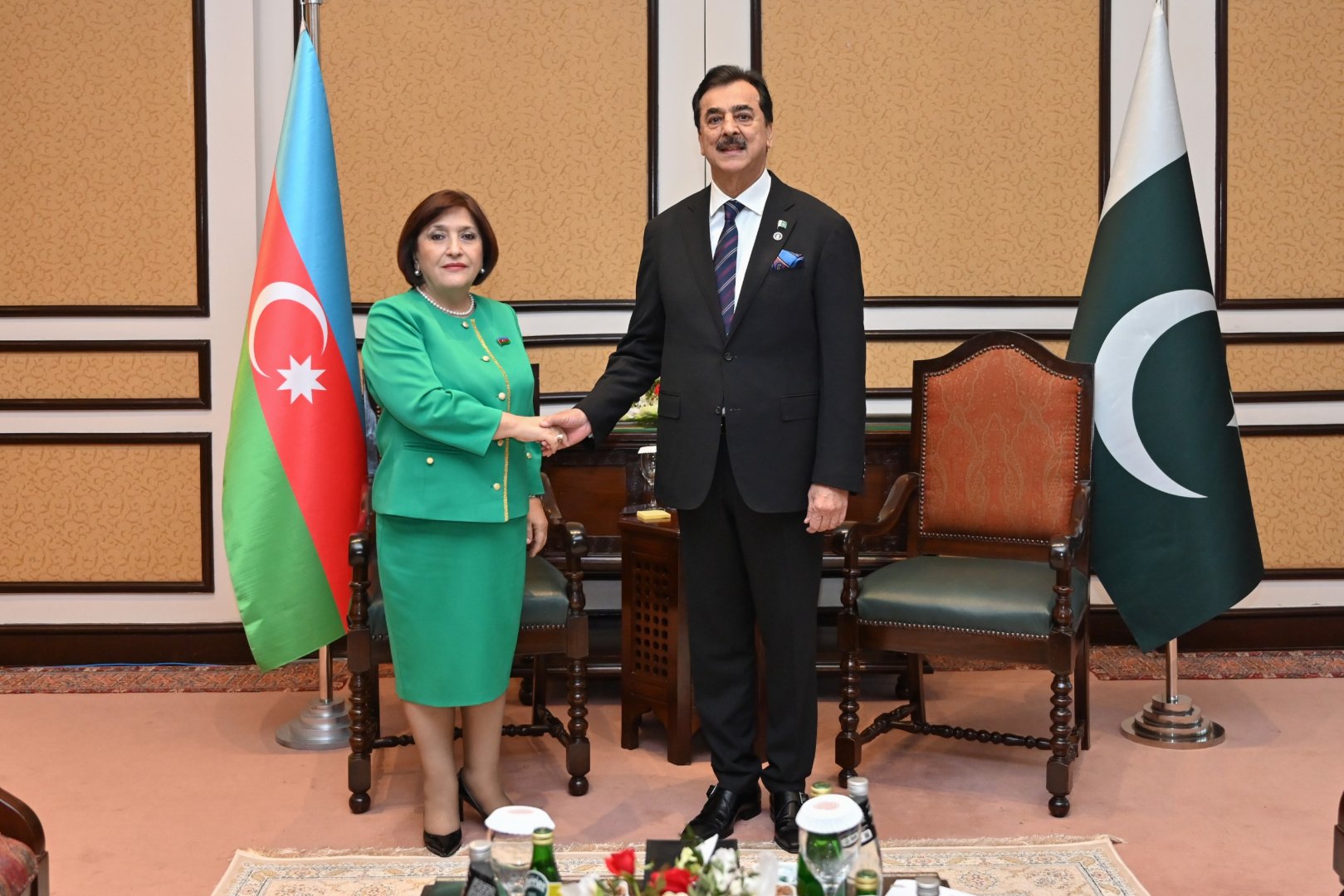 Sahibə Qafarova Pakistan Senatının sədri ilə görüşüb (FOTO)