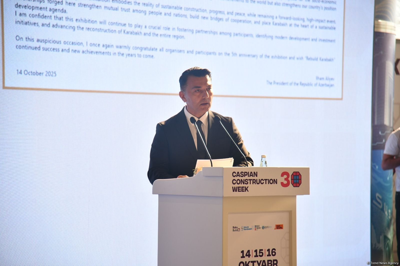Bakıda 30-cu Yubiley Xəzər İnşaat Həftəsi keçirilir (FOTO)