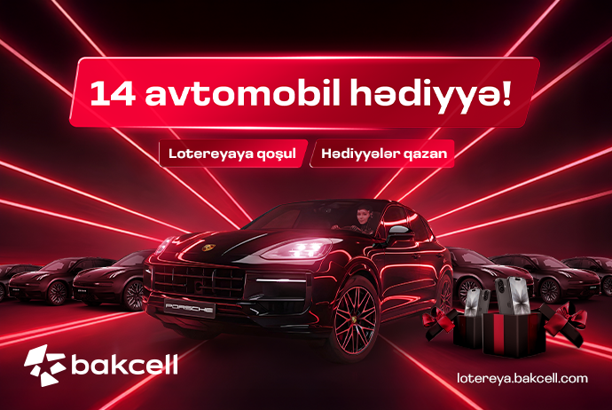 Bu gün Bakcell-in lotereyasında növbəti avtomobil qalibi seçilir!