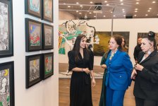 Leyla Əliyeva və Arzu Əliyeva Berlində MAMA “Ana təbiət” sərgisinin açılışında iştirak ediblər (FOTO)