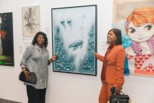Leyla Əliyeva və Arzu Əliyeva Berlində MAMA “Ana təbiət” sərgisinin açılışında iştirak ediblər (FOTO)