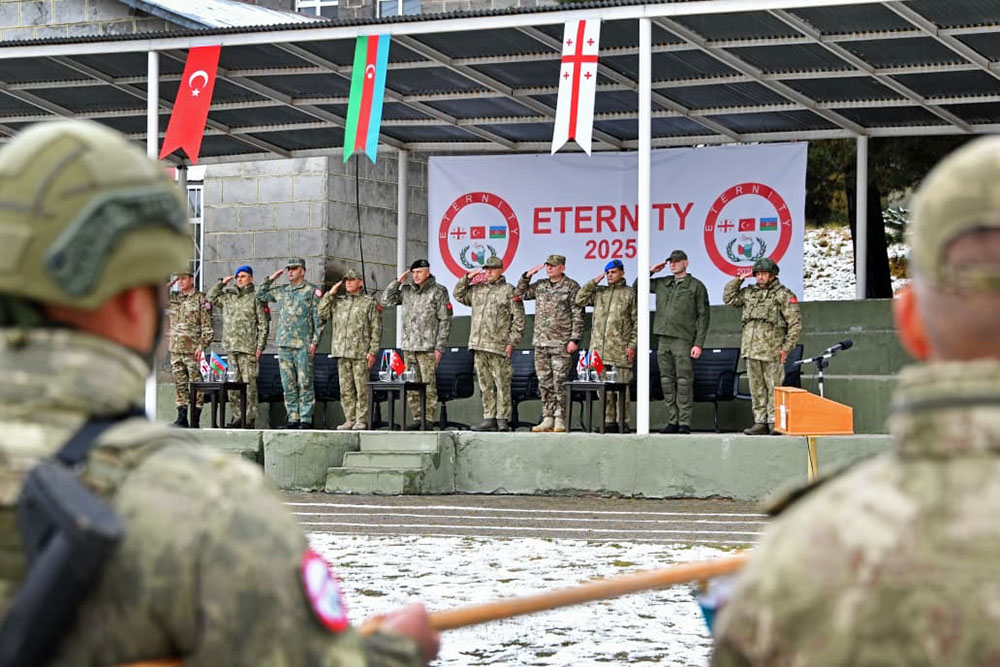 Hərbi qulluqçularımız “Eternity-2025” təlimində iştirak edir (FOTO)