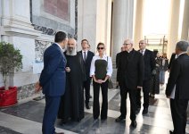 Azərbaycanın Birinci vitse-prezidenti Vatikanda Müqəddəs Pavel Bazilikasında həyata keçirilən bərpa işləri ilə tanış olub (FOTO/VİDEO)