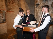 Azərbaycanın Birinci vitse-prezidenti Mehriban Əliyeva Vatikanda Müqəddəs Komodilya katakombalarının bərpası layihəsinin açılış mərasimində iştirak edib (FOTO)