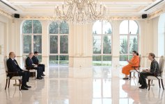 Prezident İlham Əliyev Niderlandın Azərbaycanda yeni təyin olunmuş səfirinin etimadnaməsini qəbul edib (FOTO/VİDEO)