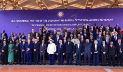 Azərbaycan nümayəndə heyəti Qoşulmama Hərəkatının 19-cu Nazirlər İclasında iştirak edib (FOTO)