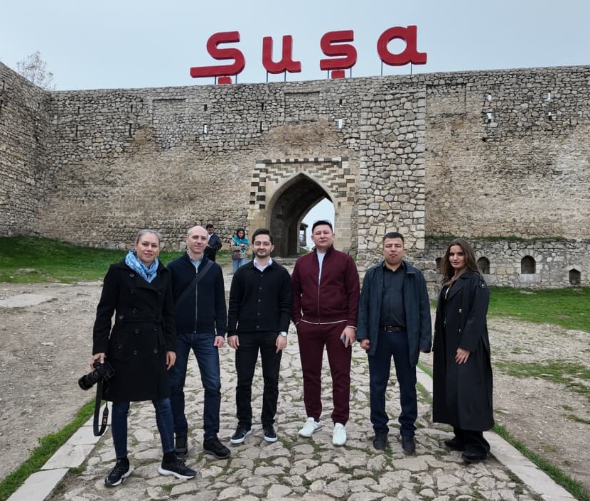 Türk Dövlətləri Təşkilatı ölkələrinin diaspor qurumlarının rəsmiləri üçün II “INTERNSHIP” (təcrübə) proqramının iştirakçıları Qarabağda (FOTO)