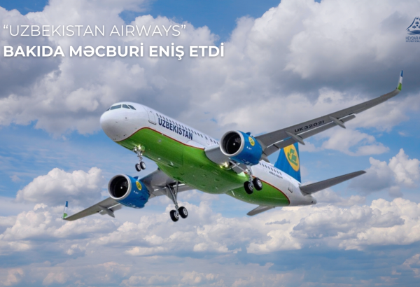 "Uzbekistan Airways" təyyarəsi Bakı aeroportuna məcburi eniş edib
