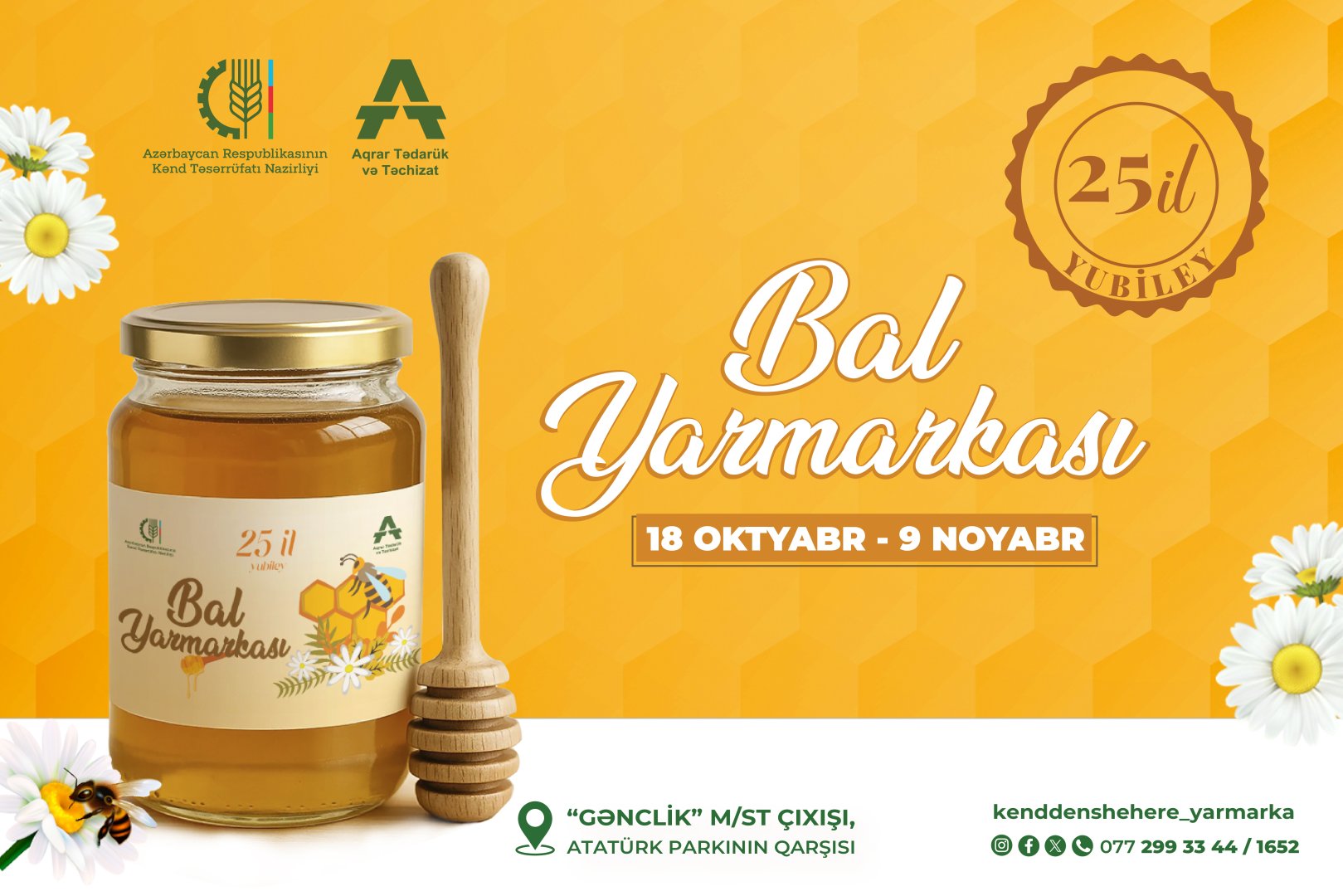 Sabahdan Bakıda bal yarmarkası başlayır