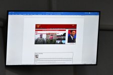 Məhkəmədə Ermənistan vətəndaşlarının Azərbaycanın suverenliyi əleyhinə çağırışları və digər cinayət xarakterli məlumatlar tədqiq olunub (FOTO)