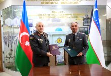 Azərbaycan və Özbəkistan ali hərbi təhsil müəssisələri arasında memorandum imzalanıb (FOTO)
