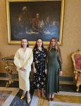 Birinci vitse-prezident Mehriban Əliyeva Roma Papası XIV Leo ilə görüşüb (FOTO/VİDEO)
