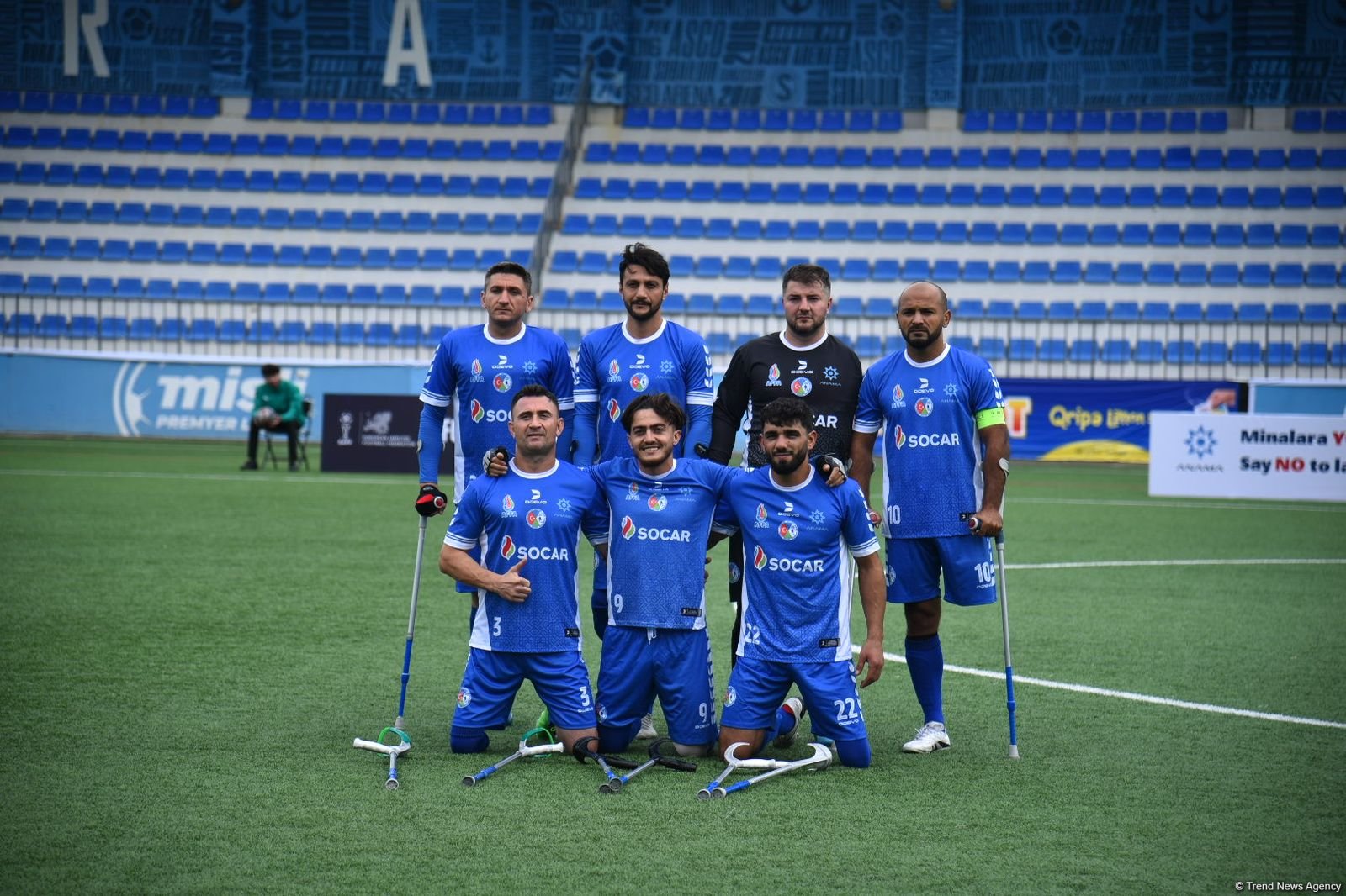 Azərbaycanın amputant millisi Bakıda keçirilən Millətlər Liqasında ilk qələbəsini qazanıb (FOTO)