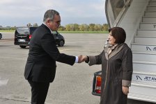 Sahibə Qafarova Parlamentlərarası İttifaqın 151-ci Assambleyasında iştirak üçün İsveçrəyə gəlib (FOTO)