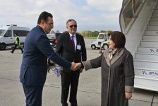 Sahibə Qafarova Parlamentlərarası İttifaqın 151-ci Assambleyasında iştirak üçün İsveçrəyə gəlib (FOTO)