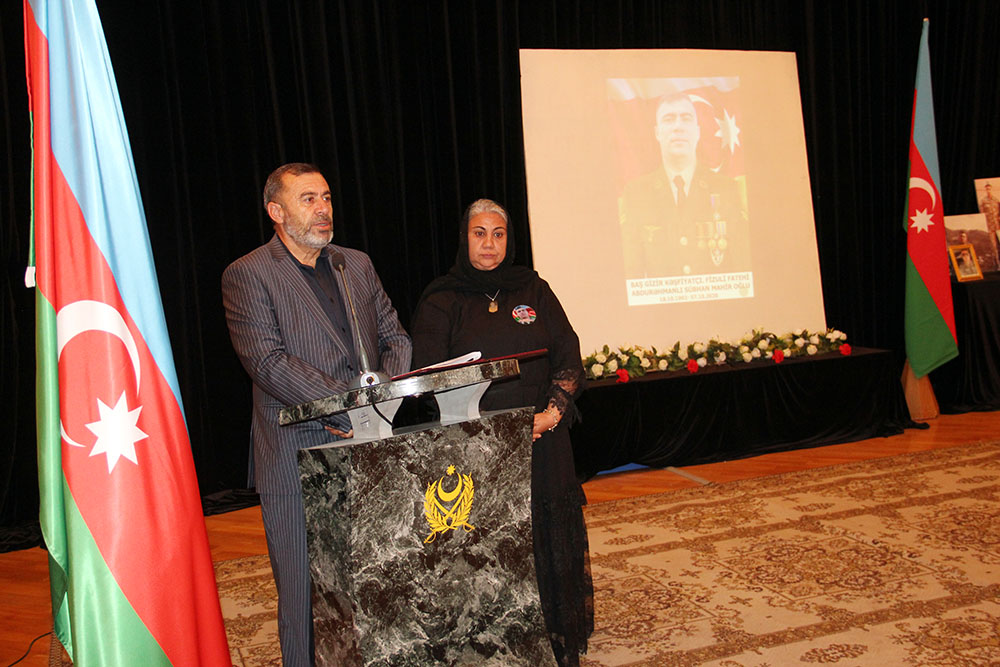 Şəhid gizirin xatirəsi yad edilib (FOTO/VİDEO)