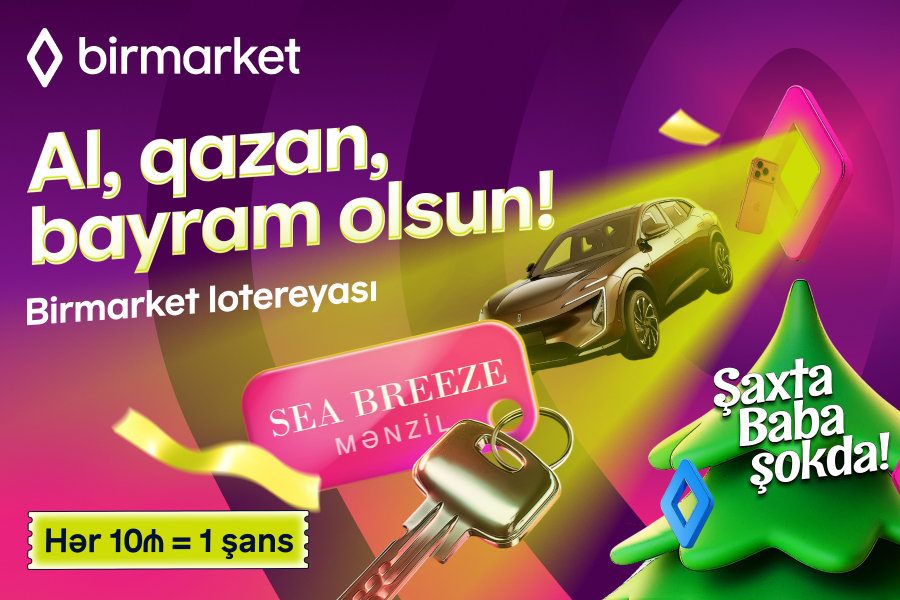 Şaxta Baba şokdadır: Birmarket lotereyası başlayır!