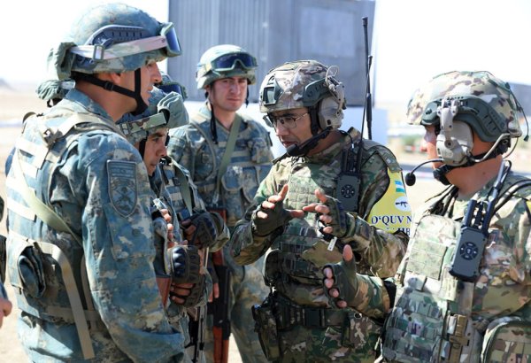 Azərbaycan, Qazaxıstan, Qırğızıstan, Özbəkistan və Tacikistan hərbçilərinin birgə təlimi davam edir (FOTO)